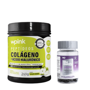 Colágeno de maça verde - 240g + cabelos e unhas - wp