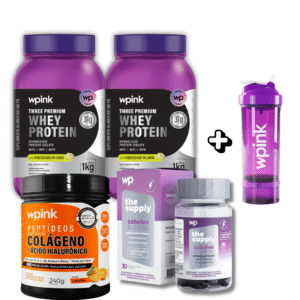 COMBO 2 WHEY PROTEIN 1KG + 1 COLÁGENO + 1 CÁPSULA UNHA E CABELO+ COQUETELEIRA DE BRINDE (cópia)
