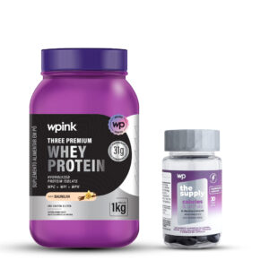 Three Premium Whey Protein Doce de Leite – 1 KG + cabelos e unhas